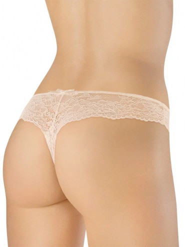 Кружевные трусики-стринги Microlace, черный