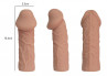 Насадка фаллического вида с венками Extreme Sleeve 005 L-size - 16,4 см.