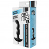 Черная вибропробка для простаты FantAsstic Vibrating Prostate Plug - 14,5 см.