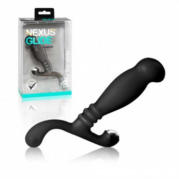 Черный стимулятор простаты Nexus Glide - 11,6 см.