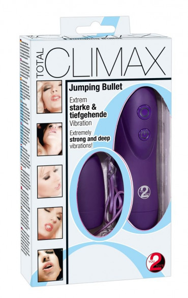 Виброяйцо с пультом управления Total Climax Jumping Bullet