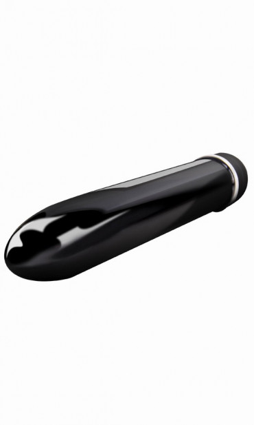 Чёрный классический вибратор Le Reve Slimline - 17,1 см.