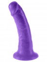 Фиолетовый фаллоимитатор 6" Slim Dillio - 17 см.