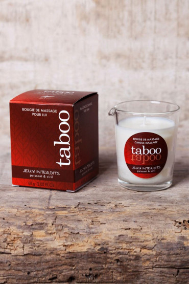 Массажное аромамасло с афродизиаками для мужчин Ruf Taboo Jeux interdits - 60 гр.