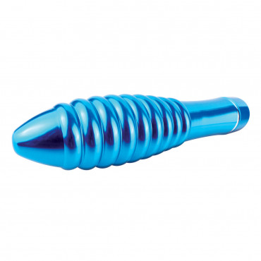 Алюминиевый вибратор Blue Large - 18,4 см.