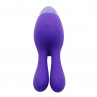 Фиолетовый вибратор Indulgence Rechargeable Dream Bunny - 15 см.