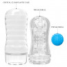 Прозрачный текстурированный мастурбатор Vacuum Cup Masturbator Planet