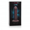 Бежевый вибромассажёр с присоской Luxe Touch-Sensitive Vibrator - 16,5 см.