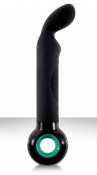 Черный вибратор для G-стимуляции Envie G Spot - 22 см.