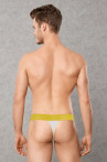 Мужские трусы-стринги Doreanse Ribbed Modal, белый