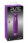 Алюминиевый вибратор Purple Medium - 16 см.