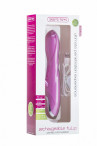 Розовый перезаряжаемый вибратор RechargeableTulip Pink - 21 см.