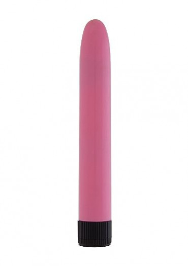 Розовый вибратор Super Vibe - 17,5 см.