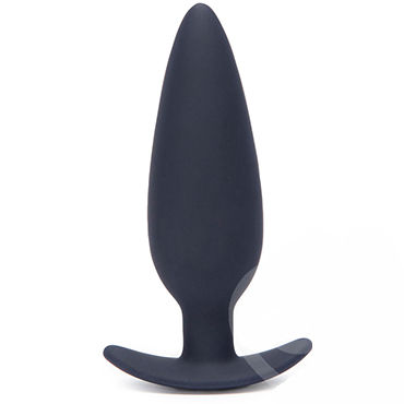 Тёмно-синий анальный плаг Primal Attraction Jiggle Butt Plug - 12,2 см.
