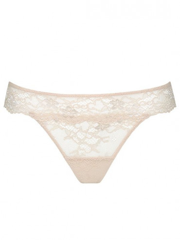 Кружевные трусики-стринги Microlace, черный