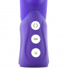 Фиолетовый хай-тек вибромассажер iVibe Select iRabbit - 26 см.