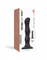 Черная насадка Strap-On-Me Dildo Geisha Balls size XL