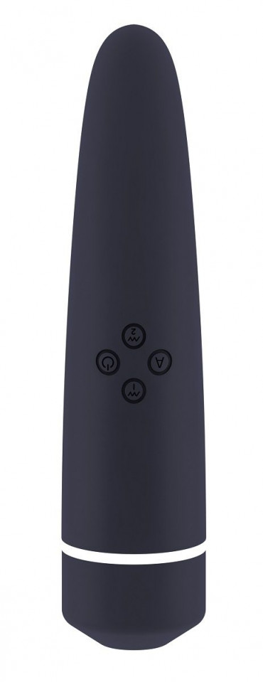 Чёрный вакуумный клиторальный вибромассажер Personal vibrator Hiky