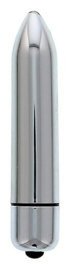 Серебристый мини-вибратор Climax Bullet - 8,5 см.