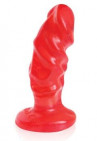 Красный анальный фаллоимитатор Anal Stimulator - 12 см.