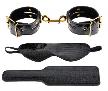 Набор для игр Fantasy Bondage Kit с золотистыми элементами