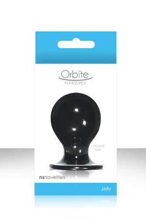 Средняя темно-серая анальная пробка Orbite
