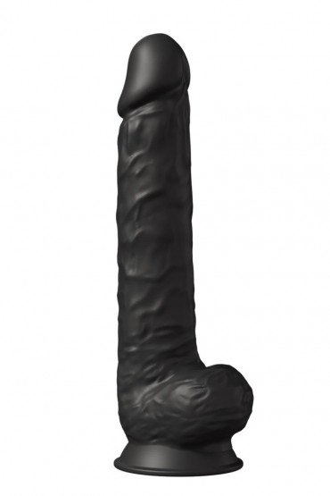 Черный фаллоимитатор-гигант Xxl Dildo - 38 см.