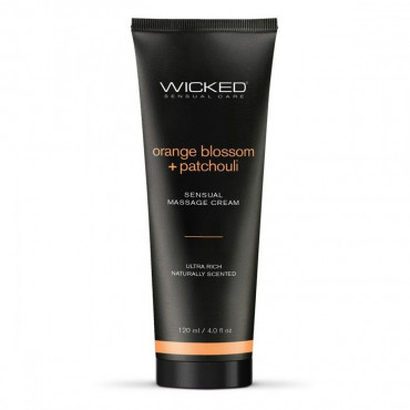 Массажный легкий крем Wicked Orange Blossom plus Patchouli - 120 мл.