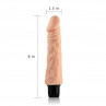 Телесный вибратор-реалистик Lovetoy Real Feel 9 - 19,5 см.
