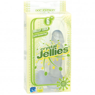 Фаллоимитатор Crystall Jellies - 15 см.