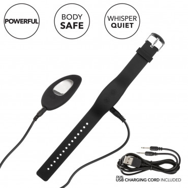 Черные трусы-боксеры с вибромассажером Remote Control Panty Set L/XL, черный