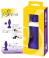 Фиолетовая анальная вибропробка RC Butt Plug - 14,5 см.
