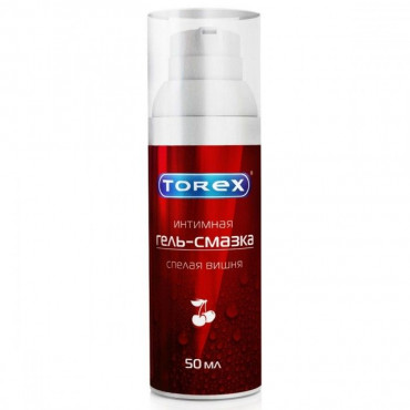 Гель-смазка на водной основе Torex "Спелая вишня" - 50 мл.