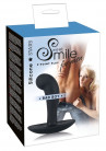 Чёрный анальный массажер простаты Smile Bad Boy - 13 см.