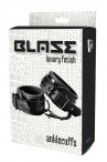 Черные оковы на щиколотки Ankle Cuff Croco