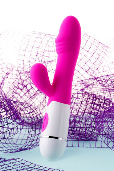Розовый вибратор A-Toys Nixy - 23 см.