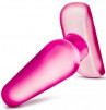 Розовая анальная пробка Eclipse Anal Pleaser Medium - 12 см.