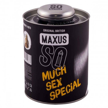 Текстурированные презервативы в кейсе Maxus So Much Sex - 100 шт.