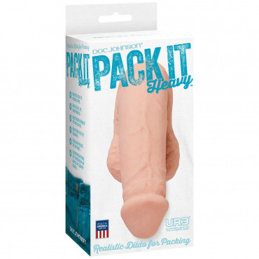 Фаллоимитатор для ношения Pack It – Heavy – White - 14 см.