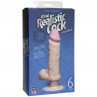 Вибромассажер-реалистик на присоске The Realistic Cock Ultraskyn Vibrating 6”- 21,6 см.