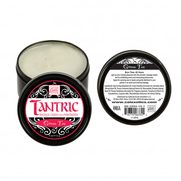 Массажная свеча с ароматом зеленого чая Tantric Soy Green Tea