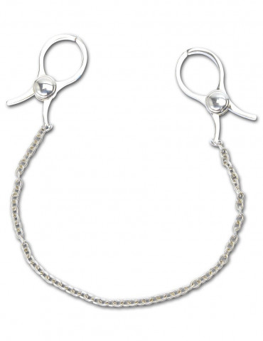 Металические зажимы на соски Nipple C-Clamps с цепью