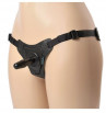 Чёрные трусики с плугом Harness Trapper, черный