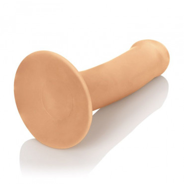 Перезаряжаемый телесный вибратор на присоске Luxe Touch-Sensitive Vibrator - 16,5 см.