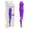 Фиолетовый вибратор Alice 20-Function Penis Vibe - 17,5 см.