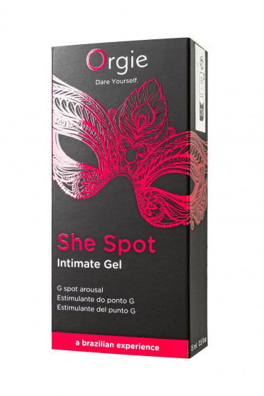 Интимный гель для G-точки Orgie She Spot с возбуждающим эффектом - 15 мл.
