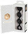 Чёрная анальная цепочка Lust Anal Beads - 19,5 см.