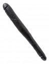 Чёрный двусторонний дилдо 16" Tapered Double Dildo - 40,6 см.