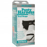 Трусики с плугом Vac-U-Lock Panty Harness with Plug Dual Strap - S/M, черный