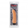 Телесный вибратор-реалистик Raw Studs Realistic Flex - 20 см.